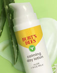 Burt's Bees Calming Day Face Lotion With Aloe and Rice Milk, Soothing Face Lotion for Sensitive Skin, 98.9 Percent Natural Origin Skin Care, 1.8 oz. Bottle