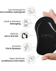 Tangle Teezer Original Detangler Brush, Dry & Wet Hairbrush for All Hair Types, Panther Black