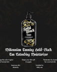 Millennium Tanning Solid Black Tan Extender Lotion - Hydrating After Sun Lotion, 18.25 Ounces