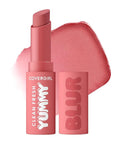 COVERGIRL Clean Fresh Yummy Blur Lipstick, Blurring Effect, Matte Lip Color, Sweet Pomegranate Flavored, Vegan Formula - 100 Blur in Pink (True Rosy Pink)