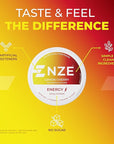 NZE Caffeine Nootropic Pouches (Lemon Cherry) - Nootropic Energy Pouches with 50mg Caffeine, Alpha GPC, L-Tyrosine & L-Theanine No Sugar or Artificial Sweeteners - 15 Nicotine Free Pouches A Can