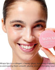 Arencia Honey Glazed Collagen Lip Mask, Overnight Lip Treatment with Collagen and Honey, 0.52 oz