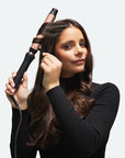 Sutra 4-in-1 Hair Curling Iron Set with Tourmaline Infused Ceramic Barrels - Professional Curling Wand Tool for Women with Clipless Curlers & Triple Barrel Waver - Styling Products for All Hair Types