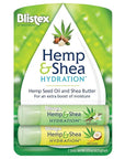 Blistex Hemp & Shea Hydration, 2 count