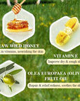 Whipped Beef Tallow and Honey Balm, Grass Fed Grass Finished Face Cream for All Skin Types - Grass-Fed Beef Tallow & Raw Wild Honey Blend - All-Natural Moisturizer for Face & Body, 2 OZ