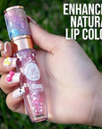 42 Bundle Diamond Bling Bling Mood Color Changing Lip Gloss & Lip Stain Set of 6 Crystal Sparkle Non-Sticky Lightweight Long Lasting High Shine Hydrating Glow For Girls, Teens, Women
