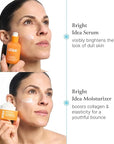 Bliss Brighten Up Moisturizer and Serum Duo - 1.7 Fl Oz - Brightening & Hydrating - All-Day Moisture, Daily Use - Clean - Vegan & Cruelty-Free