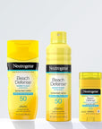 Neutrogena Beach Defense Sunscreen Stick SPF 50, Broad Spectrum Sun Protection for Face & Body, Water-Resistant, Non-Greasy Formula, Travel Size for Beach & Outdoor Use, 1.5 oz (42 g)
