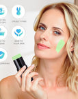 Go Ho Pastel Green Face Body Paint Stick,Water Based Washable Light Green Face Paint Stick,Non-toxic Full-coverage Cream Light Green Body Paint for Adults Children Halloween Cosplay SFX Makeup