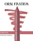 Long-Lasting & Waterproof Lip Liner Pencil – Oral Fixation – Precision Application with Sharpenable Tip (BRUHA)