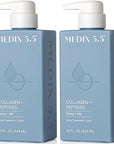 Medix 5.5 Collagen Cream Body Lotion & Face Lotion For Dry Skin & Wrinkles | Collagen Peptides Tightening Cream Body Moisturizers Helps Lift, Tighten, & Firm Skin | Skin Care Products | 2-Pack