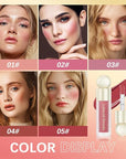 Liquid Blush, Natural Matte Velvet Finish, Soft Cream Liquid Face Blush for Cheeks, Skin Tint Rubor Makeup, Long Lasting Lightweight Blendable (#01 Nude Pink)