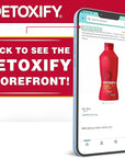 Detoxify – Ready Clean Herbal Cleanse – Tropical – 16 oz – Professionally Formulated Herbal Detox Drink – Enhanced with Milk Thistle Seed Extract & Burdock Root Extract – Plus Sticker.