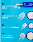 Andalou Naturals Deep Hydration Face Moisturizer, Multi-Correcting Cream, Day & Night Moisturizer for Face with Hyaluronic Acid & Vegan Collagen for Softer & More Supple Skin, 1.7 fl oz