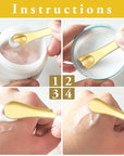 Sibba Facial Massage Spatula Sticks Mini Skincare Tiny Spoons Face Eye Cream Lotion Makeup Applicator Tools Brush Set Skin Care Beauty Cosmetic Tool (3 PCS Multi-colored)