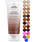 Four Reasons Color Mask - Mahogany 27 Colors) Toning Treatment, Color Depositing Conditioner, Tone & Enhance Color-Treated Hair - Semi Permanent Hair Dye, Vegan and Cruelty-Free, 6.76 fl oz
