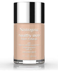 Neutrogena Healthy Skin Liquid Makeup Foundation, Broad Spectrum SPF 20 Sunscreen, Lightweight & Flawless Coverage Foundation with Antioxidant Vitamin E & Feverfew, 90 Warm Beige, 1 fl. oz