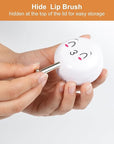 2 Pack Lip Balm Containers,Plastic Portable