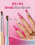 Melodysusie gel nail brush 7pcs