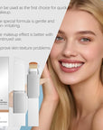 Blanc Cover Cream Stick,Korean Color-Changing Foundation Stick, Full Coverage Base Makeup, Dual-Ended with Detachable Brush for a Flawless Look (Natural)