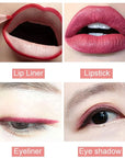 Waterproof Lip Liner Pencil, Pack of 12