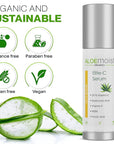 Elite Vitamin C Serum for Face with Hyaluronic Acid, Pure Aloe Vera Gel, Vitamin E Oil: Anti Aging Skin Firming Serum, Pore Minimizer & Dark Spot Corrector for Face (.5 fl oz.)
