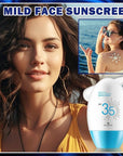 Sun Stick,Watery Sunscreen Stick for Face,Matte Long Lasting Non-Greasy SPF 35+Sunstick M