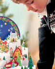 Freshcut Paper 2025 Advent Calendar, Mary Engelbreit's Christmas Village, Pop Up 3D Greeting Cards, Paper Advent Calendar for Adults, Christmas Gifts, Holiday Cards with Blank Notecard & Envelope