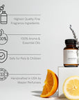 AromaTech The Hotel Aroma Essential Oil Blend: Luxury Hotel Inspired Aromatherapy with Lemon, Lavender, Peach & Pine for Ultrasonic Diffusers & Nebulizers - 0.3 fl oz, 10 mL