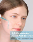 TOSOWOONG Copper Peptide Face Serum, Anti-Aging with Copper Tripeptide, GHK-Cu, 12 Multi-Peptide Formula for Fine Lines, Firming, Skin Elasticity, Hydrating, Korean Skincare, 33ml / 1.11 fl.oz.