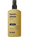 b.tan SPF 7 Deep Tanning Dry Spray | Beach... Please Tanning Oil - Get a Deep Bronze & Golden Tan, Deeply Nourishes Skin from Marula & Argan Oil, Hint of Self Tan, Vegan, Cruelty Free, 236ml