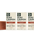 Duke Cannon Supply Co. Big Brick of Soap Bar for Men Big American Bourbon (Charred Oak Barrel Scent) - Extra Large, All Skin Types, 10 oz. (3 Pack)