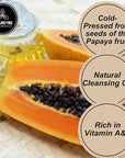 Naturevibe Botanicals Papaya Oil 32 Ounces | 100% Pure and Natural | Great for Skin Care and Hair Care