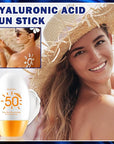 Sun Stick,Watery Sunscreen Stick for Face,Matte Long Lasting Non-Greasy Sunstick E