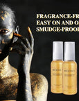 MEICOLY Cream Gold Face & Body Paint, 2.1oz Smudge-proof, Washable Full Body Paint for Adults & Kids - Halloween SFX, Christmas Highlight Makeup