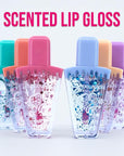 114 Bundle Cute Mood Color Changing Popsicle Set of 6 Lip Gloss, Shimmery Glossy Lightly Scented, Non-Sticky, First Makeup Set for Girl, Novelty, Gifts, Party Favors Girls, Women, Teens