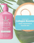 Hempz Sweet Jasmine & Rose Herbal Body Moisturizer for Women, 17 Fl. oz. - Moisturizing Lotion with 100% Pure Hemp Seed Oil, Collagen, Shea Butter - Hydrating Vegan Lotion for Dry Skin