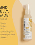 The Honest Company Conditioning Hair Detangler | Leave-in Conditioner + Fortifying Spray | Tear-free, Cruelty-Free, Hypoallergenic | Citrus Vanilla Refresh, 4 fl oz