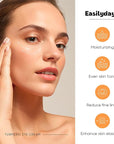 Turmeric under eye cream, for