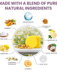 Turmeric Kojic Acid Cleansing Pads, 30 Count | Soothing Chamomile | Nourishing & Brightening, Oil Control & Even Skin Tone for All Skin Types
