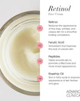 Advanced Clinicals Retinol Cream Face Moisturizer | Encapsulated Retinol Lotion For Face With Ferulic Acid + Vitamin E To Soften Appearance Of Crepey Skin & Look of Fine Lines & Wrinkles, 2.5 Fl Oz