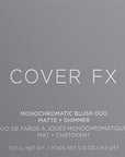 COVER FX Monochromatic Powder Blush Duo - Spiced Impact Color