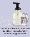 MRS. MEYER'S CLEAN DAY Foaming Hand Soap Concentrated Refills, 4 Concentrated Refills (2 Fl. Oz each), Lavender Scent, Makes 40 Fl. Oz. of Foaming Soap Total