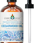 EVOKE OCCU Cedarwood Essential Oil for Air Freshening, Hair Care, Add to Spray Diffuser Conditioner - 4 Fl Oz