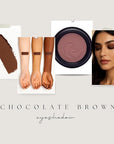 Gabriel Cosmetics, Vegan,Eyeshadow (Chocolate Brown)