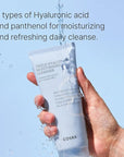 COSRX Hydrium Triple Hyaluronic Moisturizing Cleanser 5.07 fl.oz / 150ml | Daily Cleanser for Dry Skin with Hyaluronic Acid & Vitamin B | Animal Testing Free, Paraben Free, Korean Skin Care