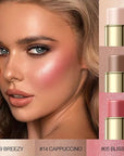 3 Pcs LIGHT-MEDIUM Contour Stick Set,Cream Blush & All Skin