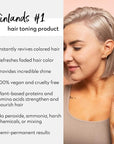 FOUR REASONS Color Mask - Silver - (27 Colors) Toning Treatment, Color Depositing Conditioner, Tone & Enhance Color-Treated Hair - Semi Permanent Hair Dye, Vegan and Cruelty-Free, 6.76 fl oz