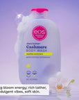 eos Shea Better Cashmere Body Wash, Vanilla Cashmere, Moisturizing and Nourishing, pH Balanced Creamy Gel Formula, Paraben & Phthalate Free, Sensitive Skin,16 fl oz