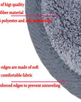 Reusable Makeup Remover Pads 16 Pack Microfiber Cleansing Facial Rounds Wipes Face, Eyes, Lips(3.5inch, grey)